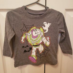 NWOT long-sleeve Disney Buzz  Lightyear Halloween shirt for baby/toddler - 12M